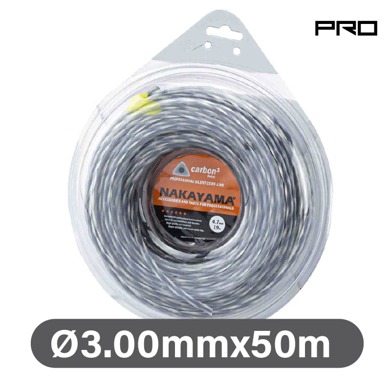 NAKAYAMA Pro NC1000 Μεσινέζα Carbon3 Twist 3.00mm-50m - Photo 1