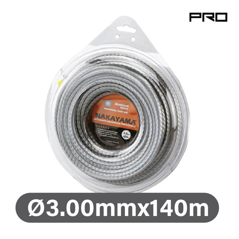 NAKAYAMA Pro NC1016 Μεσινέζα Aluminium Square 3.00mm x 140m - Photo 1