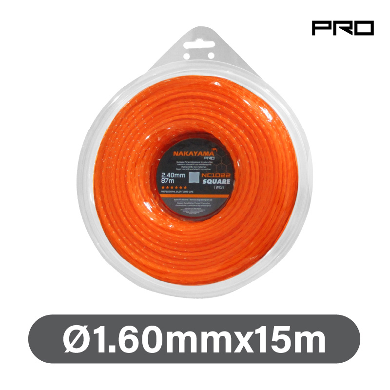 NAKAYAMA Pro NC1019 Μεσινέζα Square Twist 1.6mm-15m - Photo 1