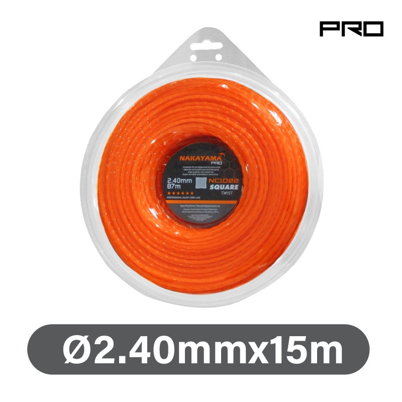 NAKAYAMA Pro NC1021 Μεσινέζα Square Twist 2.4mm-15m - Photo 1