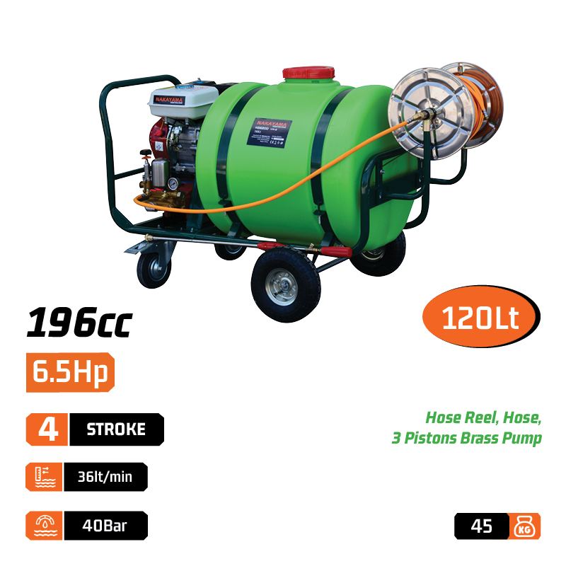 NAKAYAMA NS6200 Ψεκαστικό Βενζίνης 6.5Hp , 160Lt - Photo 1