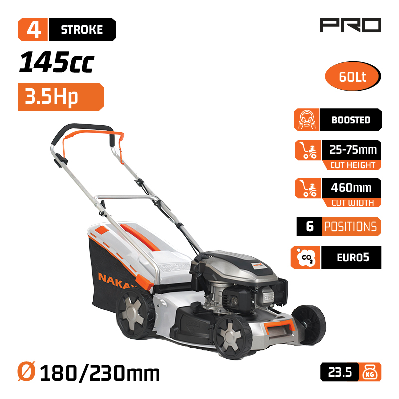 NAKAYAMA Pro PM4820 Χλοοκοπτική Βενζίνης 4Hp 145cc - Photo 1