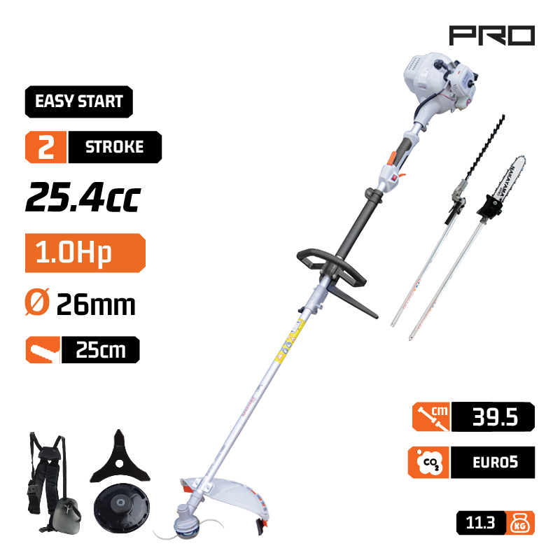 NAKAYAMA PRO  PS5105 Πολυμηχανημα Κηπου Βενζινης 1Hp, 4 Σε 1,  25,4Cc, Λαμα 25Cm,  1/4''Lp 1,1Mm 56Ο - Photo 1
