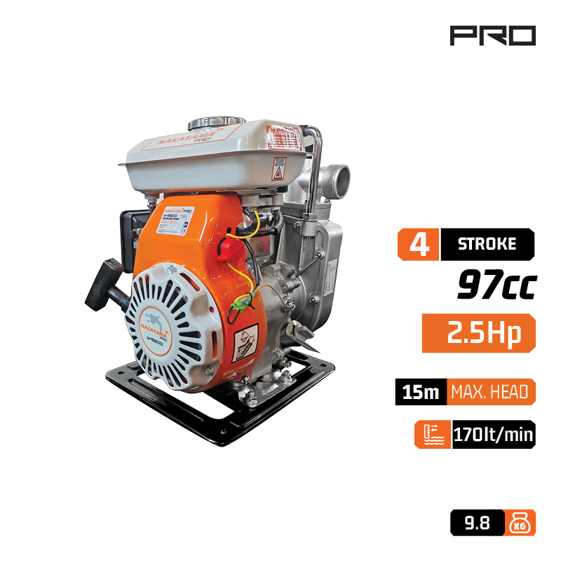NAKAYAMA Pro SP9800 Αντλία Βενζίνης Τετράχρονη, 2.5Hp - Photo 1
